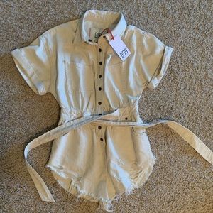 NWT Urban Outfitters Utility Romper
